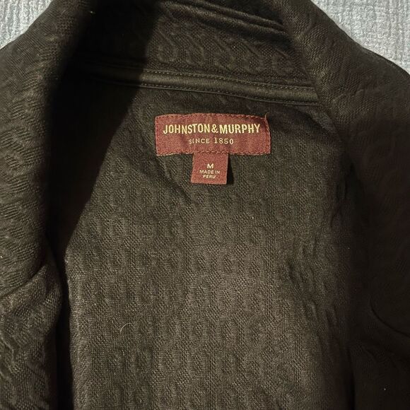 Johnston & Murphy Open Front Slub Knit Cardigan – Medium - Picture 2 of 4